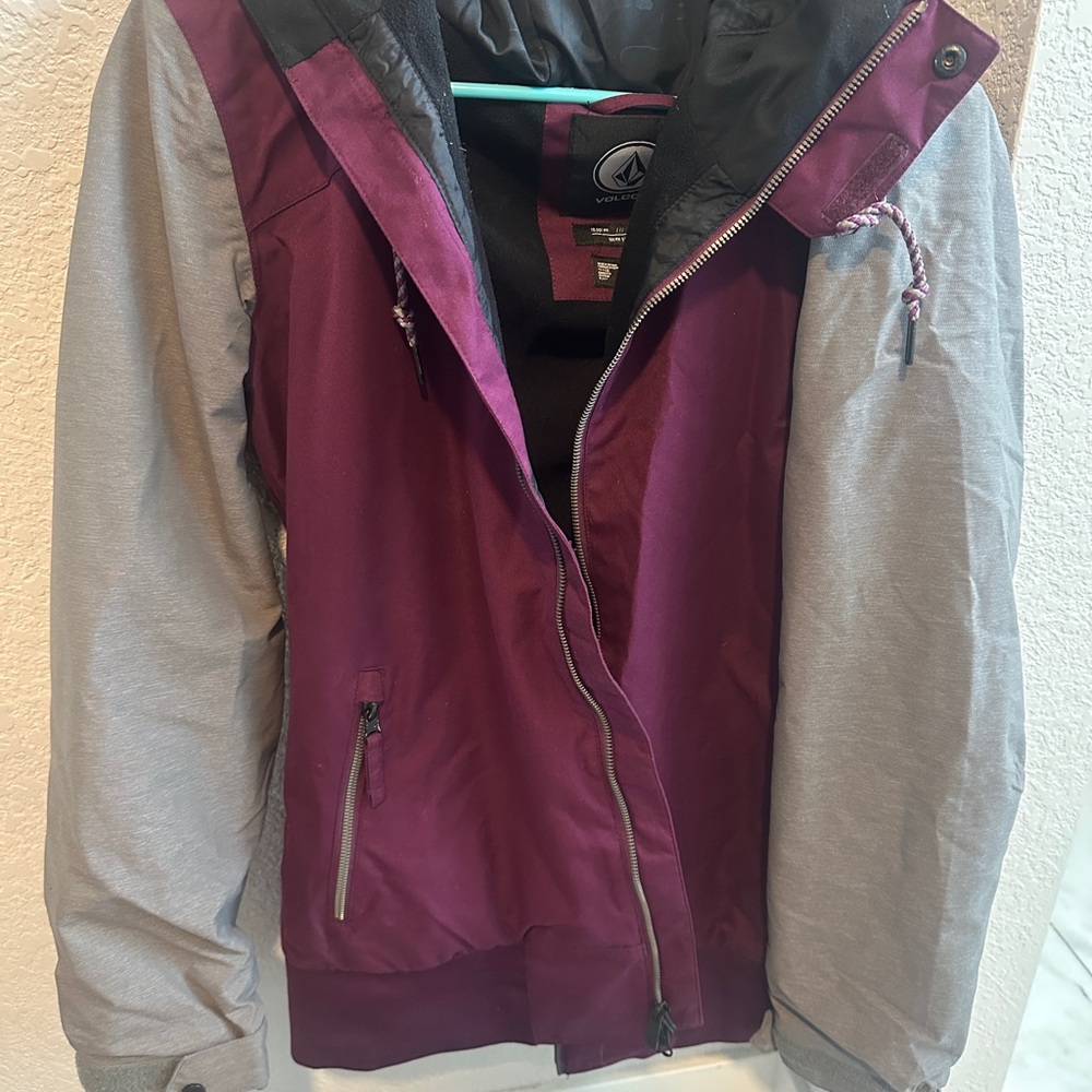 Volcom Women's Two-Tone Jacket - Purple and Gray